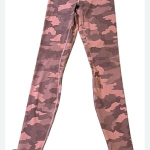 Lululemon Athletica Pink Camo Leggings 8